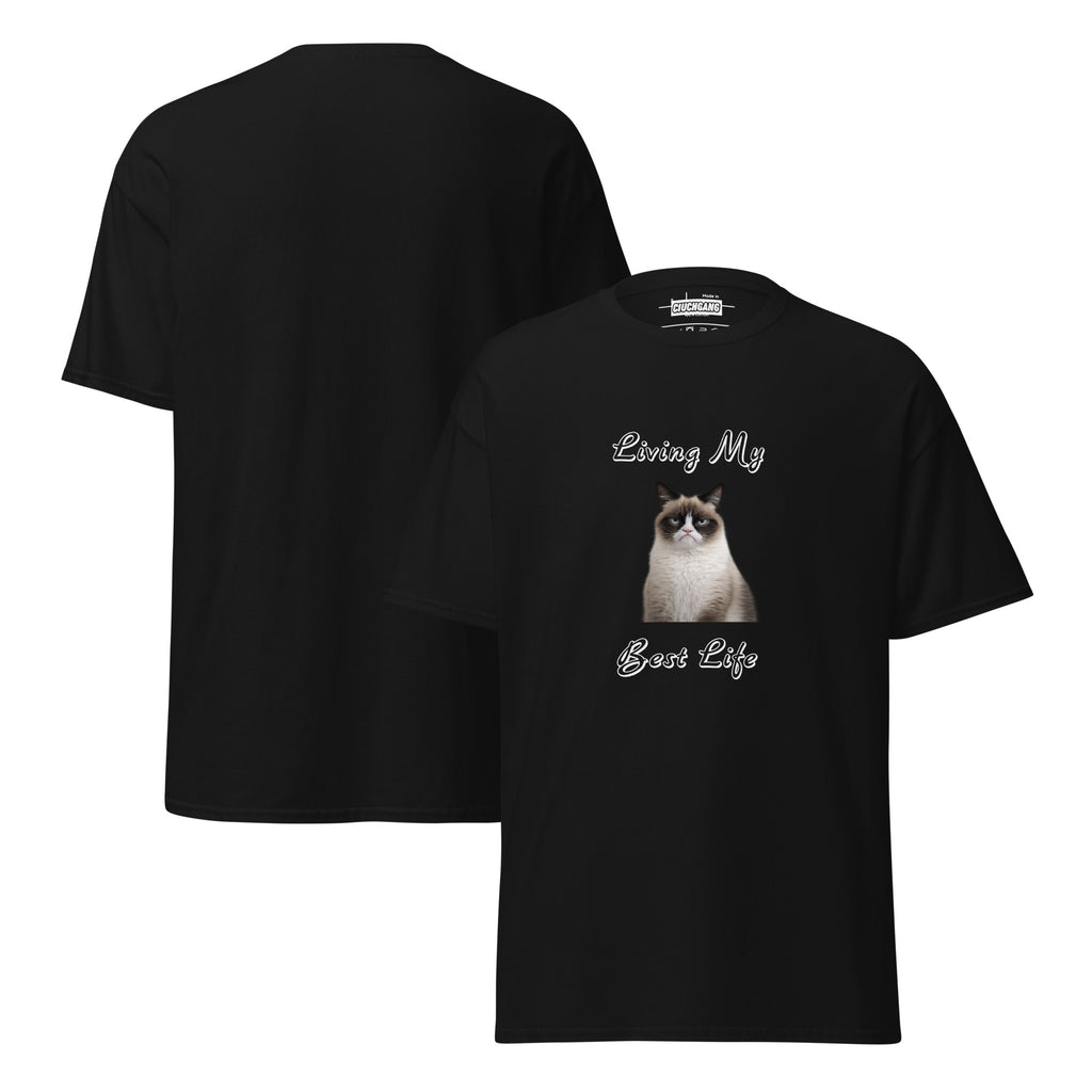 T-Shirt Living My Best Life Unisex - Ciuchgang