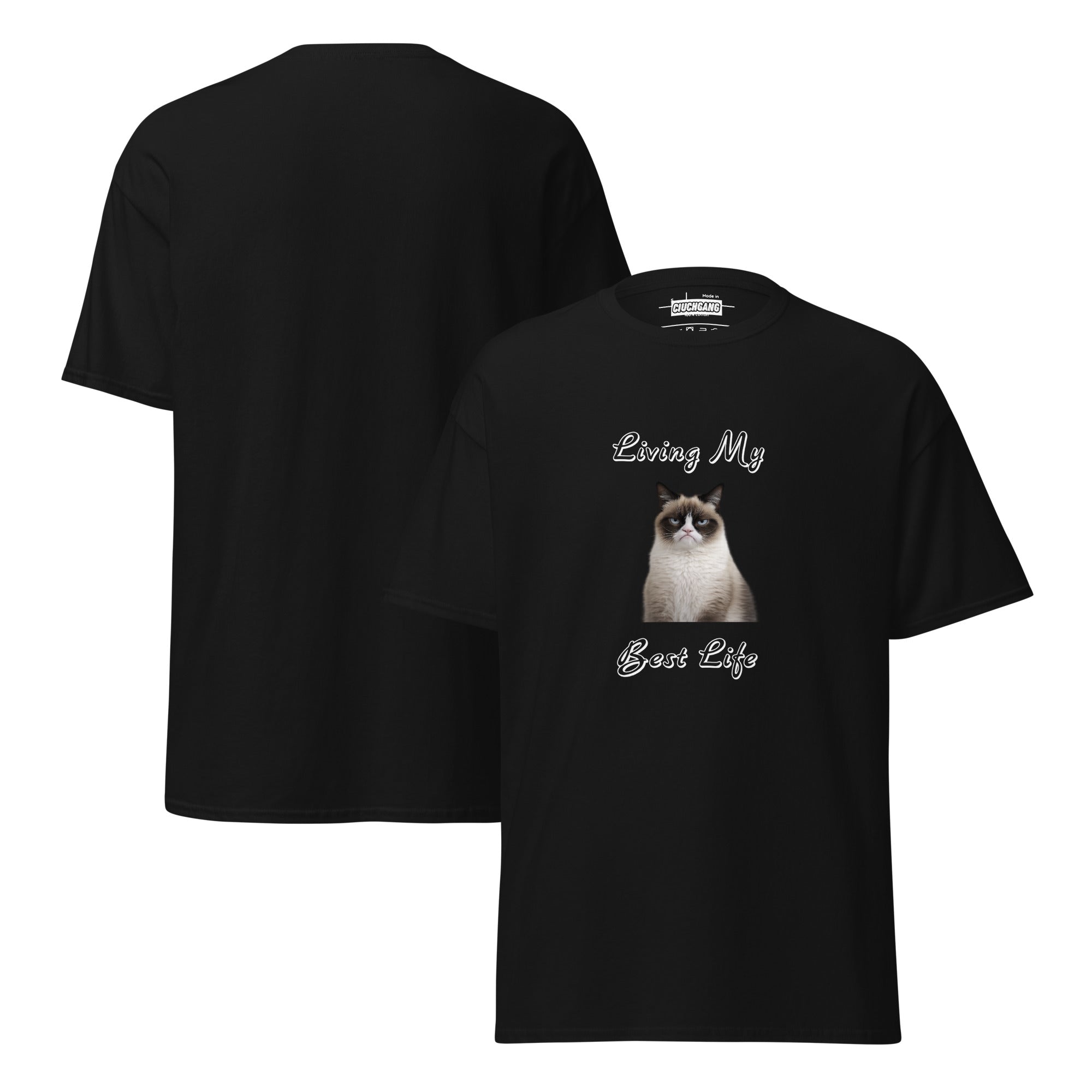 T-Shirt Living My Best Life Unisex - Ciuchgang