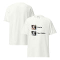 Hehe or Not hehe T-Shirt Unisex Czarny Napis